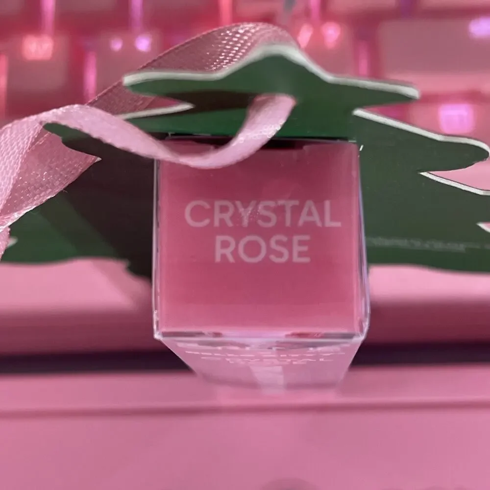 The Creme Shop Hello Kitty Christmas Lip Oil Tinted Jelly Crystal Rose Sanrio